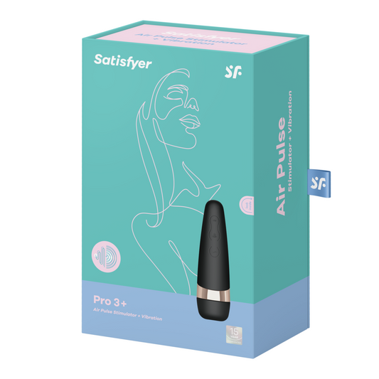 Vibratore SATISFYER Pro 3 Edizione 2020 con design ergonomico e tecnologia AIR PULSE, visibile in immagine.
