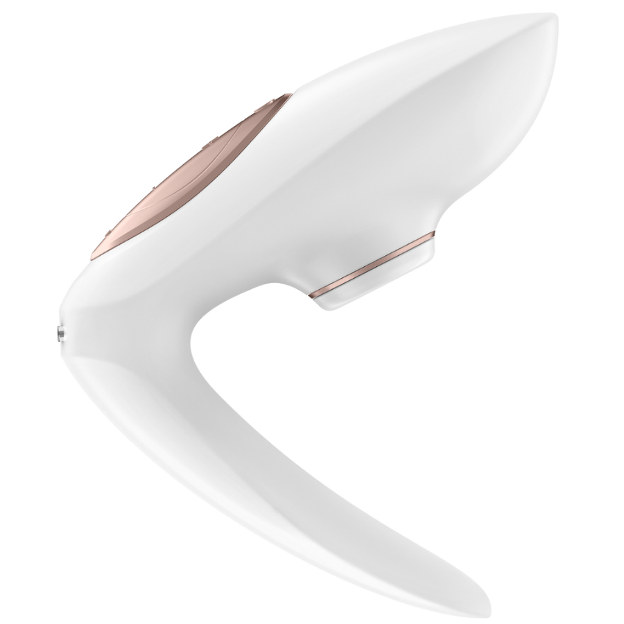 Set di due prodotti SATISFYER PRO 4 Edizione 2020, dispositivi SATISFYER AIR PULSE con design moderno e funzionalità avanzate.