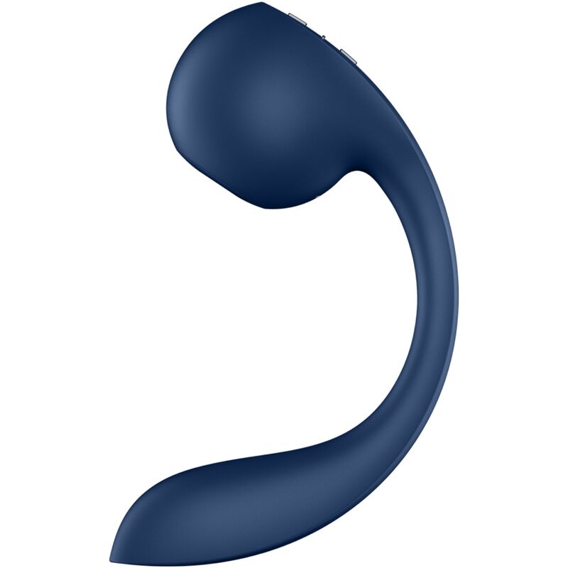 Stimolatore Pro+ Wave 4 di SATISFYER AIR PULSE, colore blu scuro, con tecnologia Air Pulse e app gratuita per piacere Punto G.