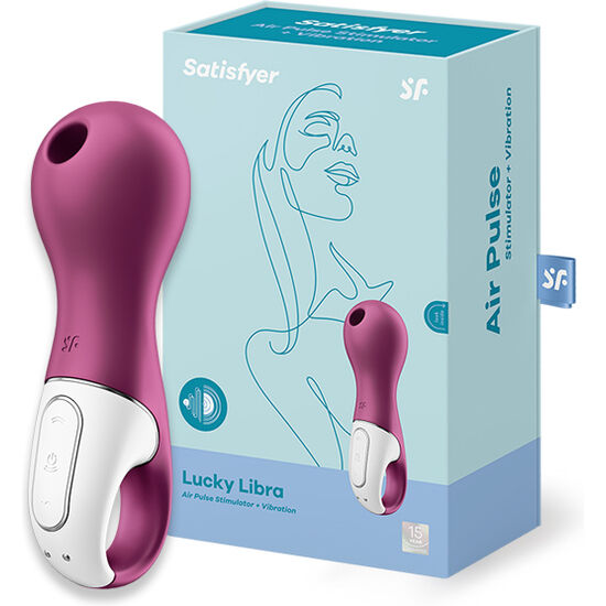 Stimolatore e vibratore Satisfyer Lucky Libra di SATISFYER AIR PULSE, con design elegante e funzione stimolante.