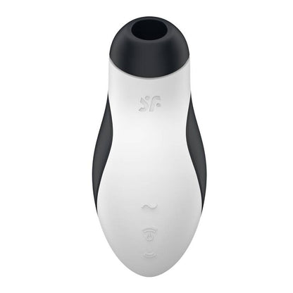 Stimolatore ORCA AIR PULSE SATISFYER con pulsazioni d'aria e vibrazione, in dettaglio, con tecnologia avanzata e design ergonomico.