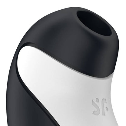 Stimolatore Satisfyer Orca Air Pulse con vibrazione, dispositivo di piacere con tecnologia Air Pulse e design ergonomico.