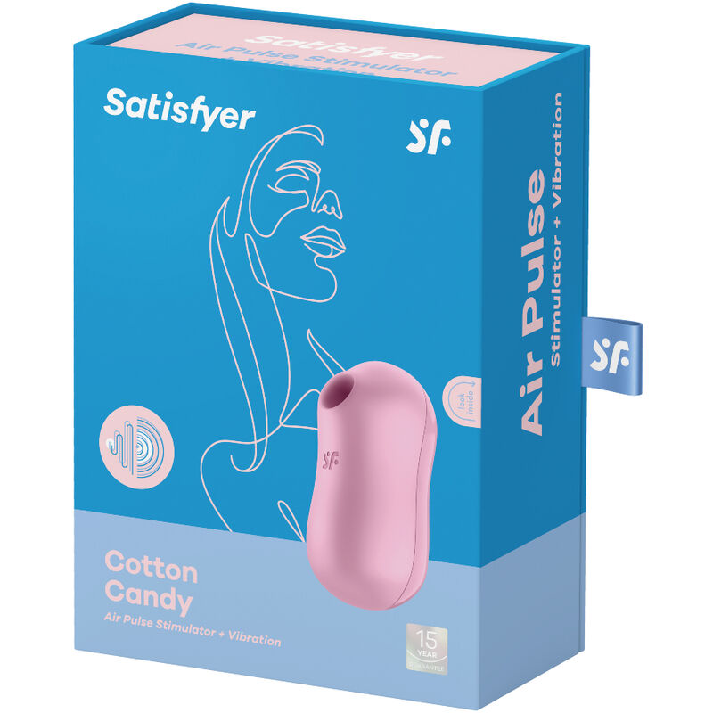 Stimolatore e vibratore d'aria SATISFYER AIR PULSE color lilla, effetto intenso per piacere e relax.