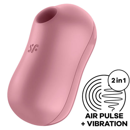 Stimolatore e vibratore d'aria SATISFYER AIR PULSE colore lilla, per stimolazione sensoriale e piacere, immagine del dispositivo.