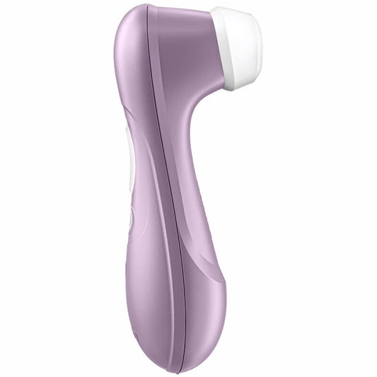 Stimolatore Pro 2 viola di Satisfyer Air Pulse, dispositivo di stimolazione intima con design ergonomico e tecnologia avanzata.