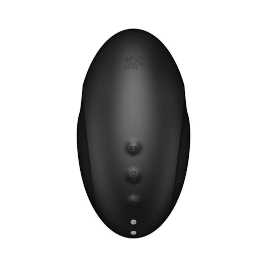 Stimolatore e vibratore vulva SATISFYER Lover 3 nero con tecnologia Air Pulse, visibile immagine del prodotto.