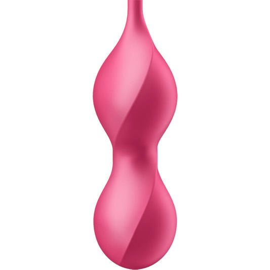 Sfere Kegel vibranti SATISFYER LOVE BIRDS 2 con app gratuita, gioco di palline per il benessere e la stimolazione.