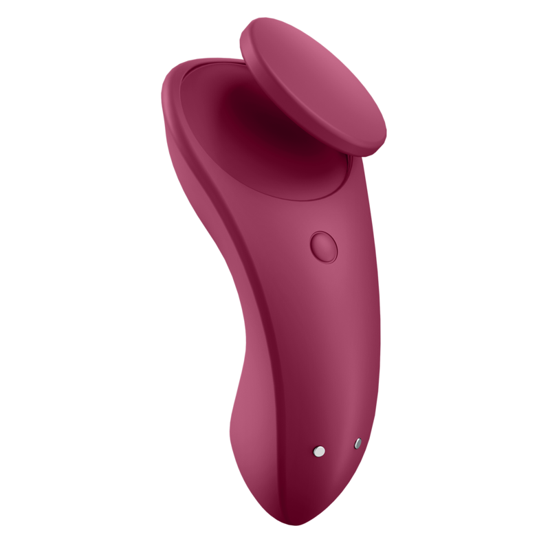 Perizoma sexy SATISFYER SEXY SECRET PANTY in tessuto nero, con dettagli eleganti, parte della collezione SATISFYER CONNECT.