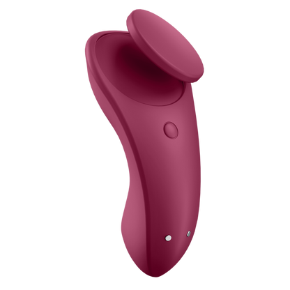 Perizoma sexy SATISFYER SEXY SECRET PANTY in tessuto nero, con dettagli eleganti, parte della collezione SATISFYER CONNECT.