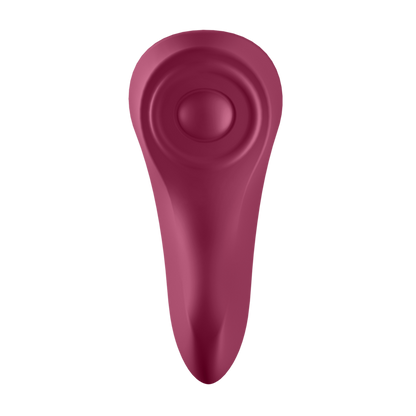 Perizoma sexy SATISFYER SEXY SECRET PANTY in pizzo nero con dettagli eleganti, perfetto per momenti intimi e sensuali.