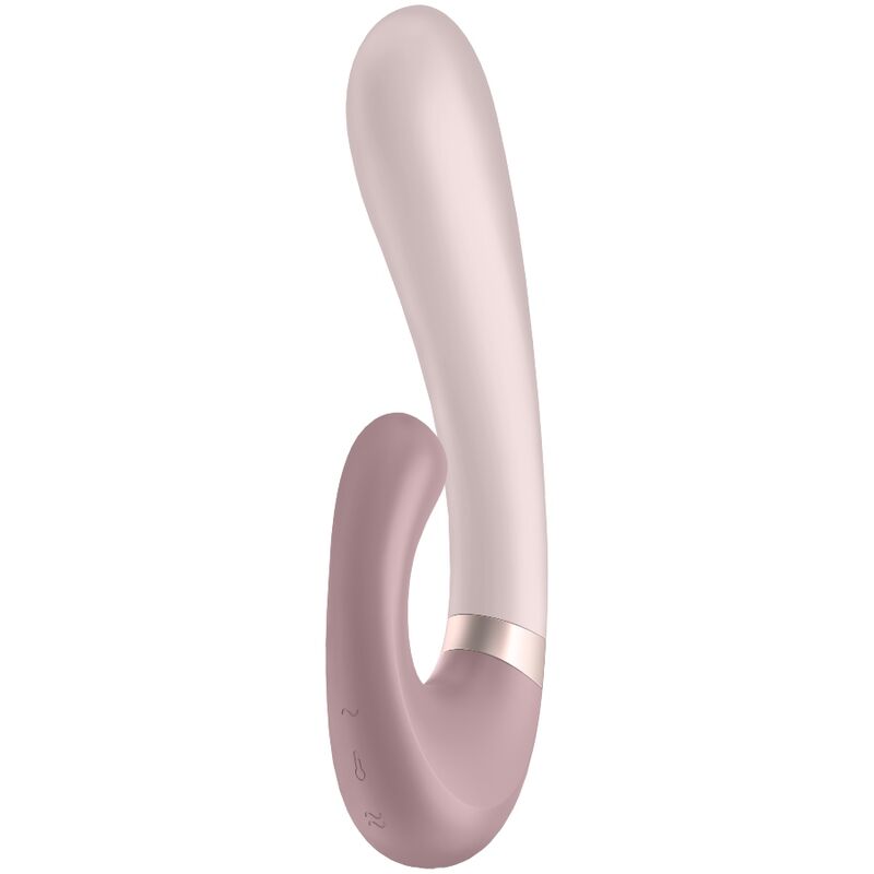 Vibratore rosa SATISFYER APP HEAT WAVE di SATISFYER CONNECT, design ergonomico e tecnologia avanzata per il piacere.