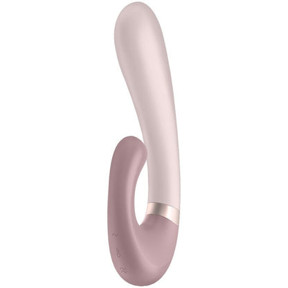 Vibratore rosa SATISFYER APP HEAT WAVE di SATISFYER CONNECT, design ergonomico e tecnologia avanzata per il piacere.