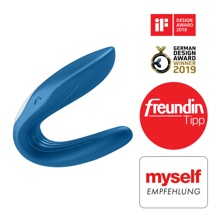 Stimolatore partner SATISFYER PARTNER TOY WHALE vibratore stimolante per entrambi i partner, edizione 2020.