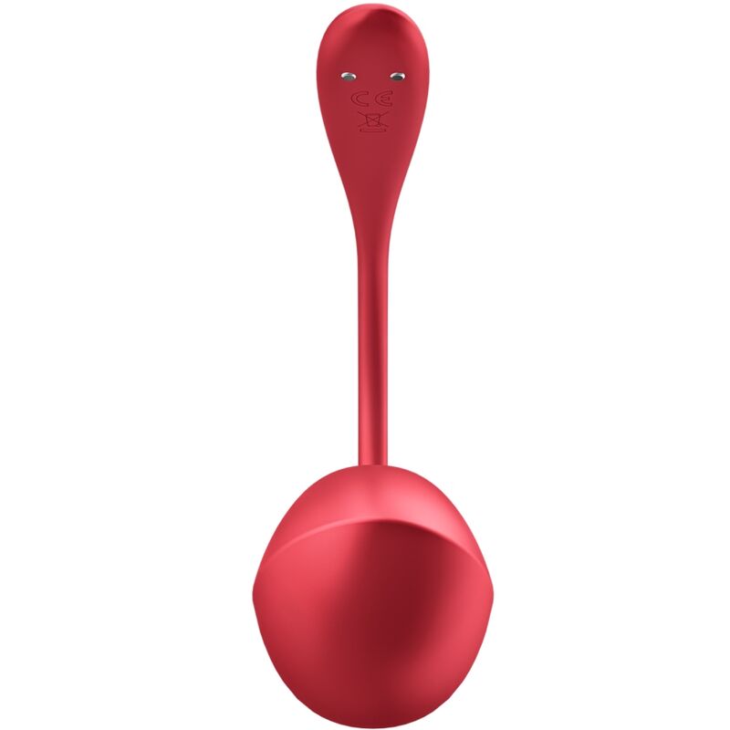 Stimolatore Shiny Petal SATISFYER PARTNER con telecomando G-Point rosso, controllo tramite app gratuita, dispositivo di piacere.