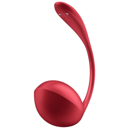 Stimolatore Shiny Petal di SATISFYER PARTNER con telecomando G-Point rosso e app gratuita, immagine del prodotto.