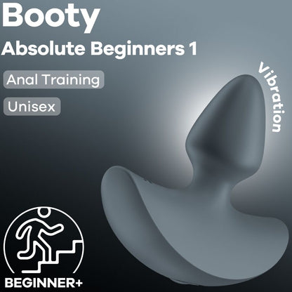 Vibratore anale SATISFYER PLUGS per principianti, con un plug di dimensioni ridotte e design ergonomico.
