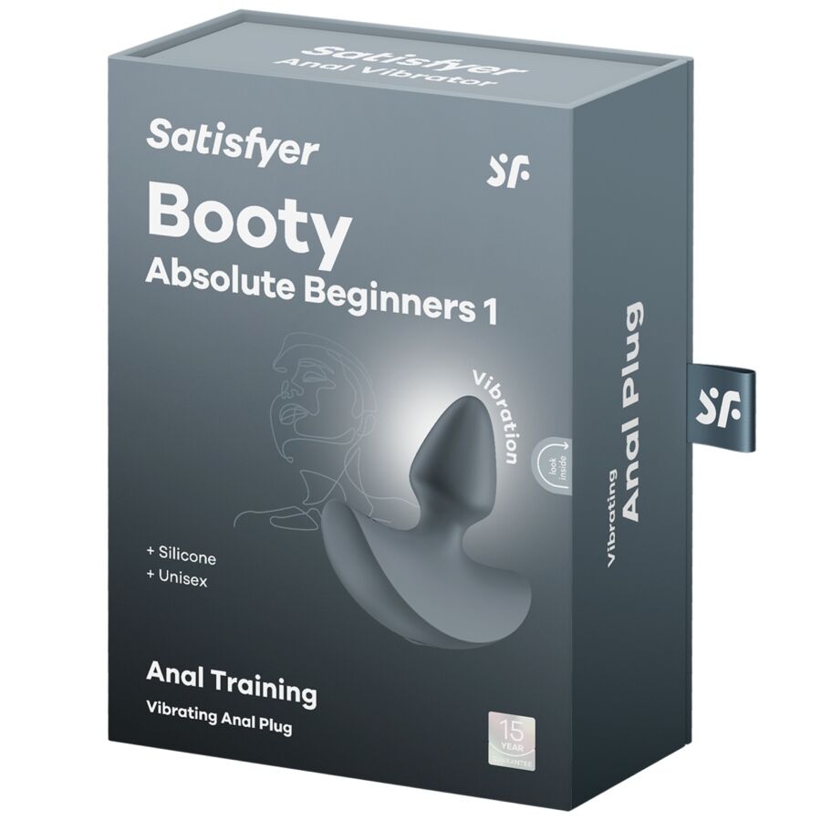 Vibratore anale per principianti SATISFYER PLUGS con un plug in silicone, ideale per chi inizia l'esplorazione.