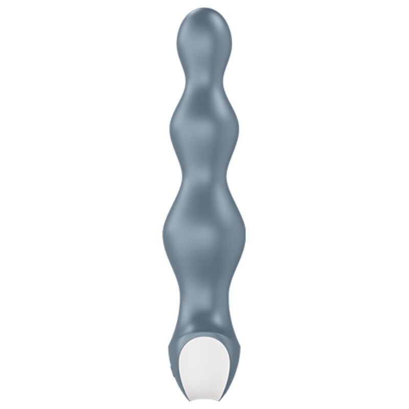 Vibratore LOLLI PLUG 2 verde di SATISFYER, plug anale con design ergonomico e dettagli colorati, visibile in immagine.