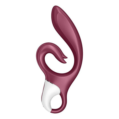 Vibratore Satisfyer Love Me Rabbit blu, con design ergonomico e stimolazione duale, visibile in immagine.