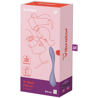 Vibratore G-Spot SATISFYER Multi Vibe Flex 5 blu, design ergonomico e versatile, ideale per stimolazione mirata.