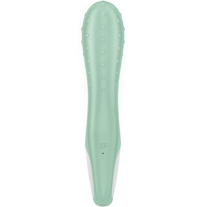 Satisfyer Air Pump Vibrator 3 Punti G gonfiabile Menta, vibratore con pompa d'aria di marca Satisfyer.