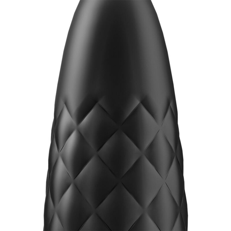 Vibratore SATISFYER Bullet Ultra Power 5 nero, compatto e potente, con superficie liscia e design ergonomico.