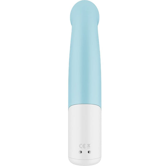 Vibratore SATISFYER G-SPOT WAVE 4 in grigio scuro con 12 programmi di vibrazione, design ergonomico e stimolante.