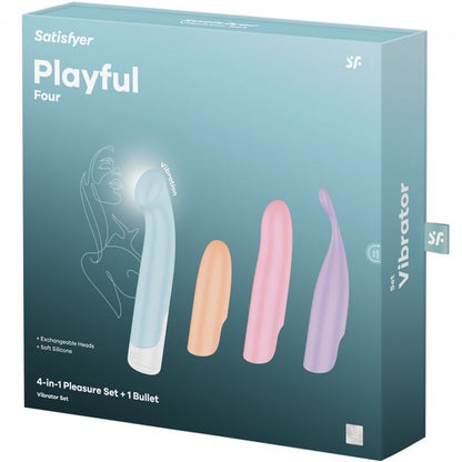 Vibratore SATISFYER G-SPOT WAVE 4 con 12 vibrazioni, colore grigio scuro, design ergonomico e funzionalità programmabili.