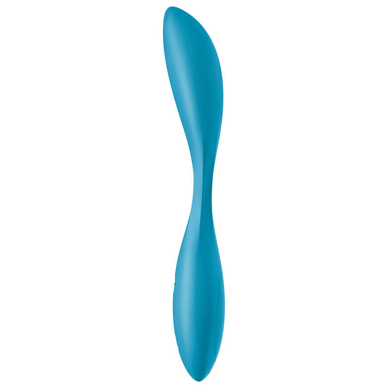 Vibratore Satisfyer Multi G-Spot Flex 1 blu con design ergonomico e superficie liscia, ideale per stimolazione del punto G.