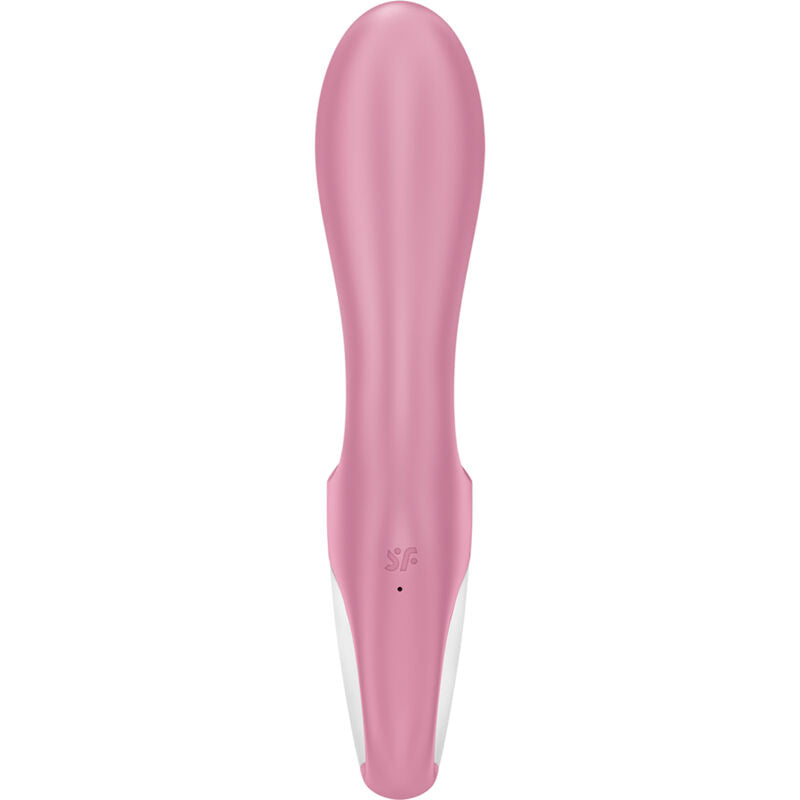 Pompa ad aria rosa SATISFYER Bunny 2, vibratore con design elegante e dettagli colorati, visibile in primo piano.