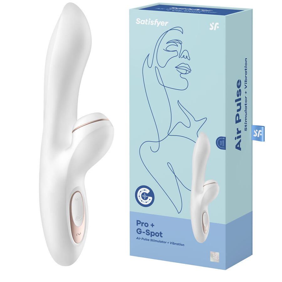 Vibratore SATISFYER PRO G-Spot Coniglio Edizione 2020 con design ergonomico e stimolazione mirata, in dettaglio.