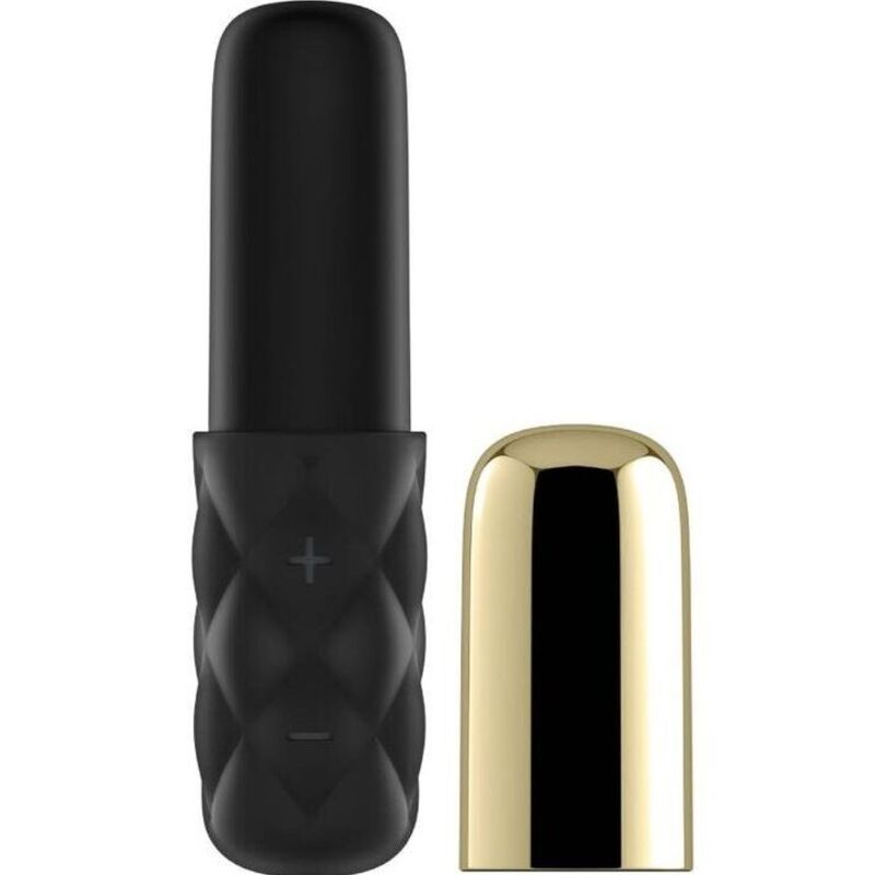 Vibratore SATISFYER Scintillante Darling Dorado con design elegante e dettagli dorati, ideale per il piacere personale.