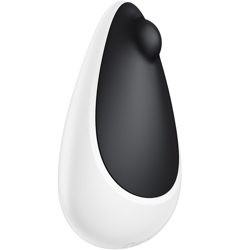 Stimolatore clitoride SATISFYER SPOT ON 3 nero, vibratore compatto con design ergonomico per piacere femminile.