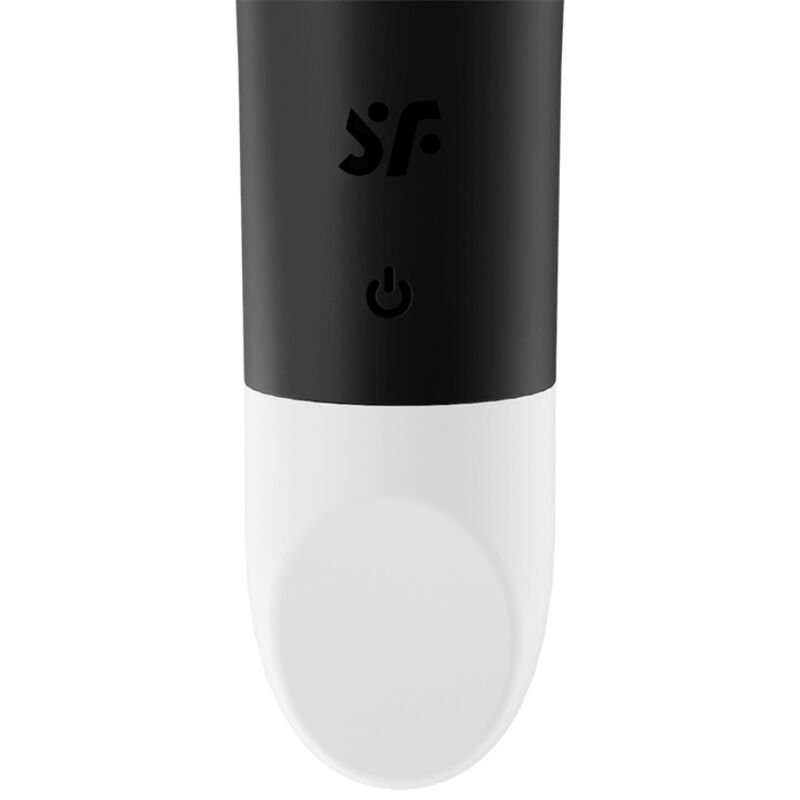 Vibratore Satisfyer Ultra Power Bullet 2 nero, piccolo e potente, con superficie liscia e design compatto per stimolazione precisa