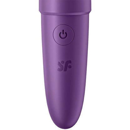 Vibrazione SATISFYER Ultra Power Bullet 6 viola, compatto e potente, con superficie liscia e design ergonomico.