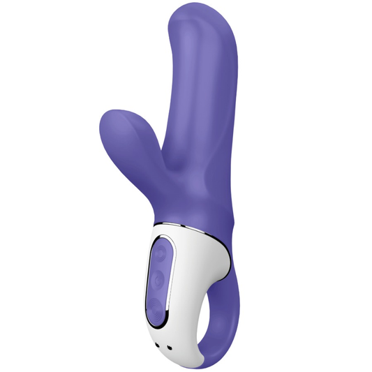 Vibratore SATISFYER VIBE MAGIC BUNNY con design compatto e dettagli realistici, ideale per stimolazione sensuale e piacevoli momenti.