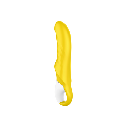 Vibratore SATISFYER VIBE YUMMY SUNSHINE con design ergonomico e colori vivaci, ideale per stimolazione e piacere personale.
