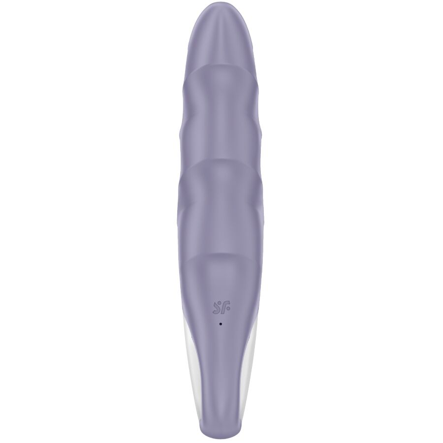 Vibratore gonfiabile SATISFYER Punto G viola con pompa d'aria, design ergonomico e superficie liscia per stimolazione intensa