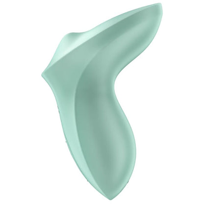 Vibratore Satisfyer Exciterrr da appoggio clitoride con rivestimento in gel mentolato, design ergonomico e dotato di stimolazione mirata.