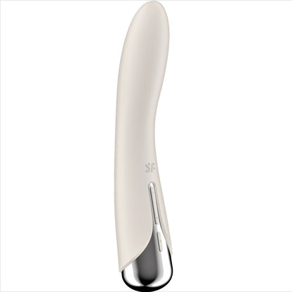 Vibratore G-Spot rotante SATISFYER SpinVibe 1 rosso, con design ergonomico e funzionalità rotanti per stimolazione intensa.