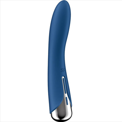 Vibratore G-Spot rotante SATISFYER SPINNING VIBE 1 in rosso, design ergonomico e stimolazione mirata.