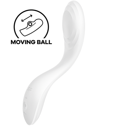 Vibratore Satisfyer Rolling Pleasure G-Spot verde, design ergonomico e stimolante per il punto G, marca Satisfyer.