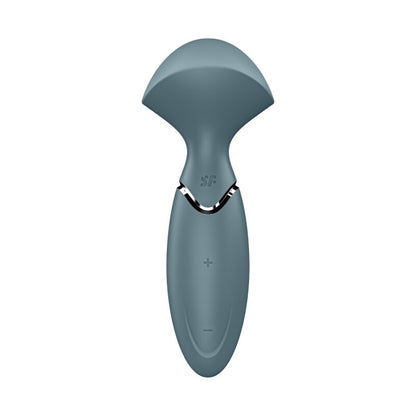 Mini wand SATISFYER WOND-ER blu, vibratore compatto con forma ergonomica e superficie liscia, ideale per stimolazione mirata.