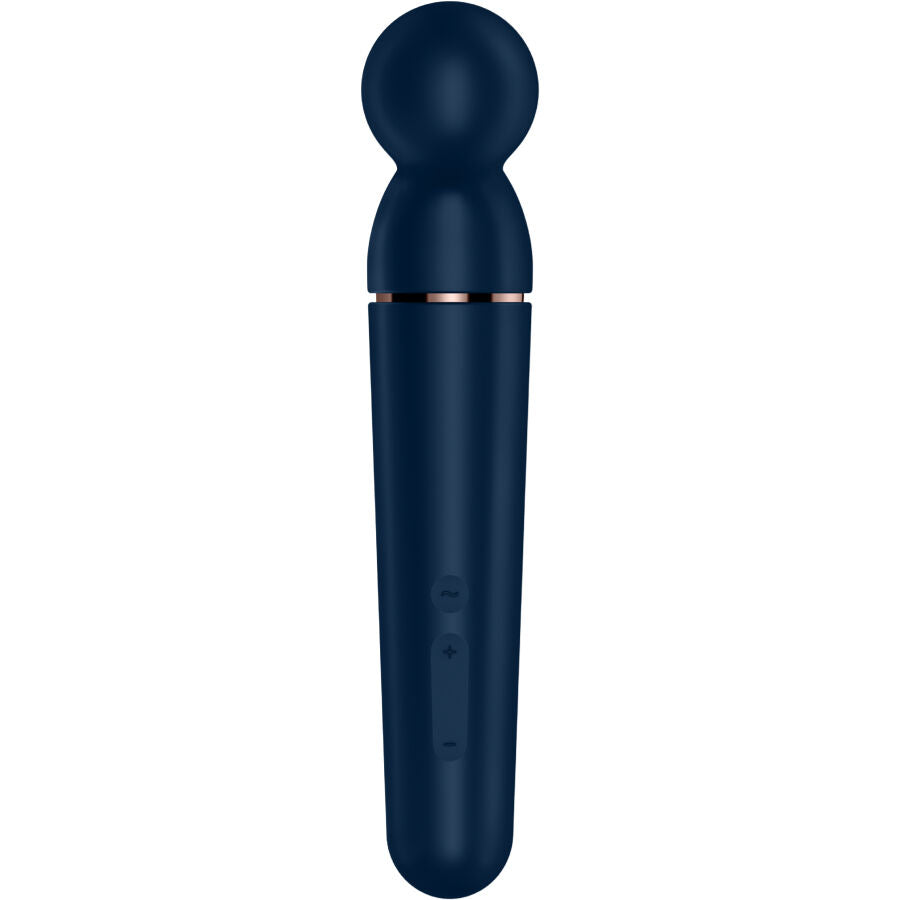 Massaggiatore vibratore SATISFYER Planet Wand ER Berry con design ergonomico e rivestimento morbido, ideale per relax e piacere.