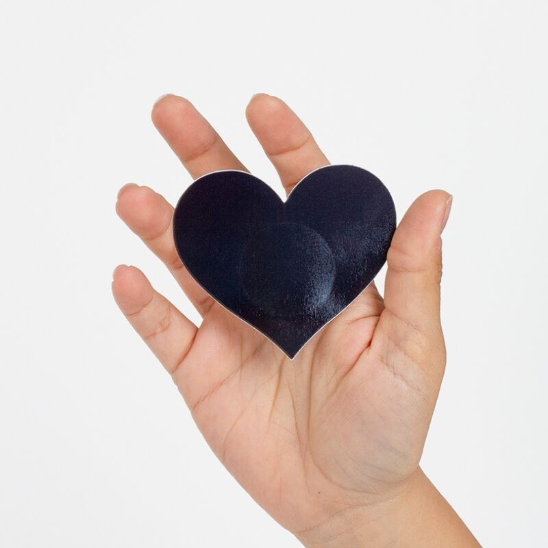 Copri capezzoli a cuore SECRET PLAY WOW TETTE! 100% FETISH, copertura sensuale e decorativa per intimo erotico.