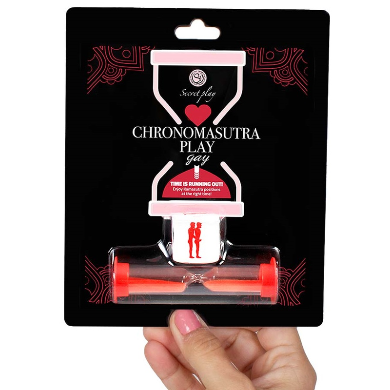 Gioco gay SECRETPLAY CHRONOMASUTRA di SECRETPLAY 100% GAMES, scatola con accessori e istruzioni per il divertimento.