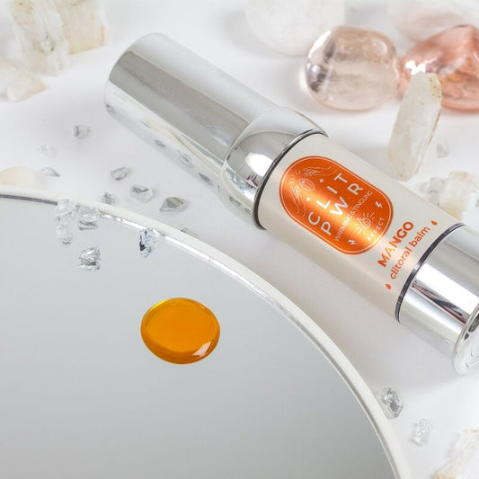 Balsamo clitoride al mango SECRETPLAY COSMETIC, crema idratante e stimolante per il piacere femminile, confezione elegante