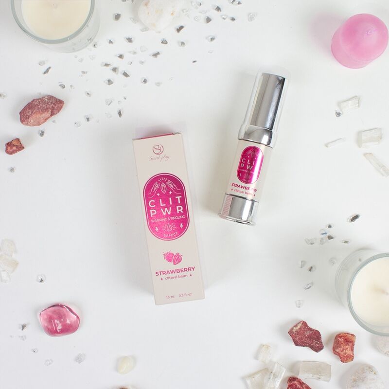 Balsamo per clitoride SECRET PLAY CLIT PWR alla fragola, prodotto cosmetico di SECRETPLAY COSMETIC, con fragranza fruttata.