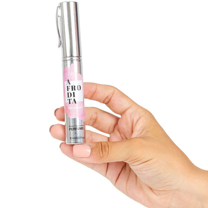 Spray di profumo afrodita di SECRETPLAY COSMETIC per donna, formato da viaggio, con feromoni e aroma seducente.