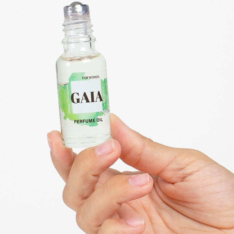 Profumo naturale di feromoni Gaia di SECRETPLAY COSMETIC, olio per donna da 20 ml con fragranza seducente e naturale.